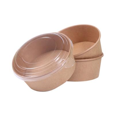 China Customizable Disposable Paper Box Christmas Maker Boxes Disposable Food Packaging Container Bowl 500ml for sale