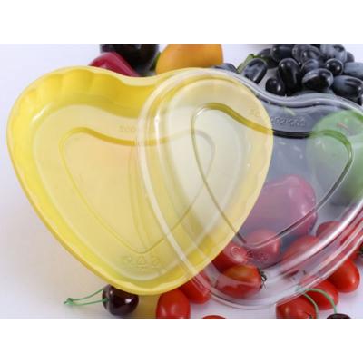 China Disposable Customizable Factory Price Package Box Cheap Plastic For Disposable Boxes PET Transparent Shaped Food Packaging for sale