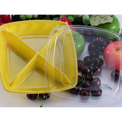 China Factory Price Disposable Customizable Plastic Clamshell Fruit Storage Box Container Transparent Shaped Food Packaging for sale