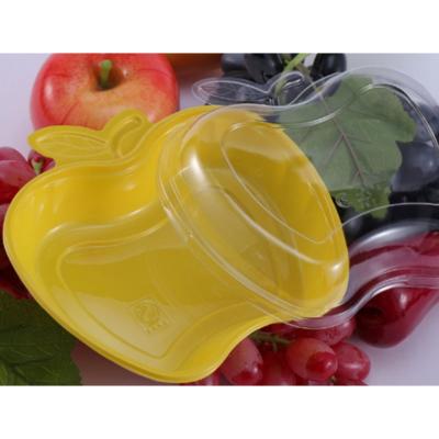 China Disposable Customizable Professional Factory Boxes Disposable Packaging Containers Transparent Shaped Food Packaging for sale