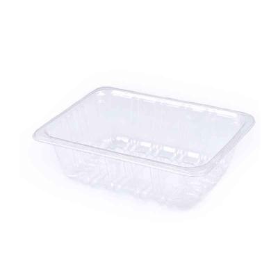 China Wholesale Customizable Disposable Single Use Container Food Plastic PET Transparent Packaging Box for sale