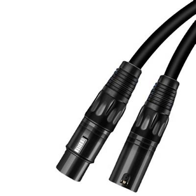 China DMX Xlr Speaker Wires Audio Cable 3pin Custom XlR Male to Female DMX512 Xlr Speaker Wires Balanced xlr 3pin Audio Cable for sale