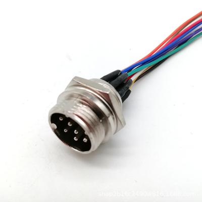 China Automotive Waterproof Gx16 Aviation Plugs Cable Wiring Harness 2P~7P Welded Waterproof Fitting for sale