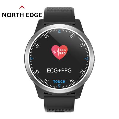 China GPS Navigation EXERCISE E101 Heart Rate Blood Pressure ECG Intelligent Health Monitoring NORTH EDGE Multi-sports Watch for sale