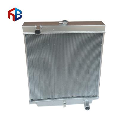 China Aluminum Core Plastic Tanks 4448372 Excavator HITACHI Water Tank Radiator ZAX110 ZX120 ZX130H ZX125US ZX135UR for sale