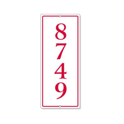 China No Fingerprint Aluminum Room Door Number Sign For Hotel House Apartment for sale