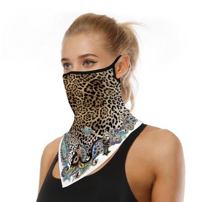 China Chinese Factory Custom Logo Multifunctional Popular Seamless Polyester Face And Neck Women Face Cover Bandana For Sports for sale