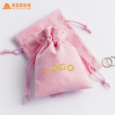 China Natural Drawstring Box With Pouch Packaging Jewelry Ring Suede Jewelry Pouch for sale