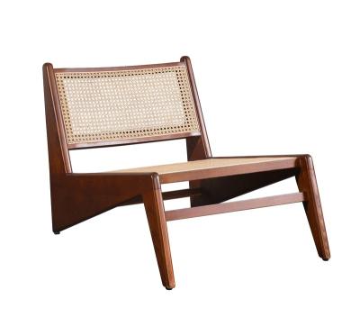 China Recliner Modern Kangaroo Recliner Living Room Modern Rattan Solid Wood Sofa for sale