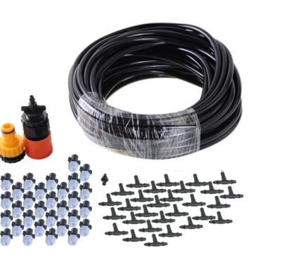 China Agriculture Irrigation For Lawn Best Selling DIY 50FT Cooling System Garden Greenhouse Irrigation Kit For Outdoor Swimming Pool 30 Nozzles Mist for sale