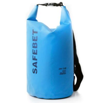 China 500D PVC Dry Bag 20L, Waterproof PVC Bags for Canoe Drift Floating Kayaking Camping for sale