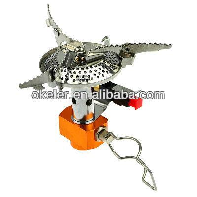 China Back Up To 18cm Diameter Pot Okeler Camping Hiker Gas Stove, Backpacking Portable Gas Stove for sale