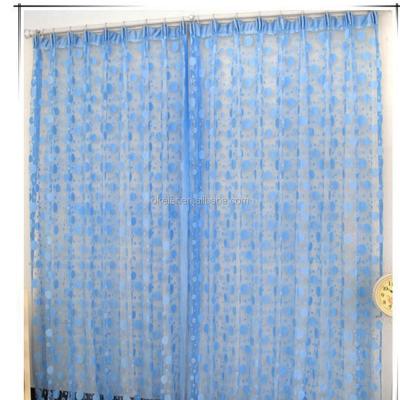 China 1x 2m Stripe Room Door Window Circle Pattern Blue Romantic String Curtain for sale