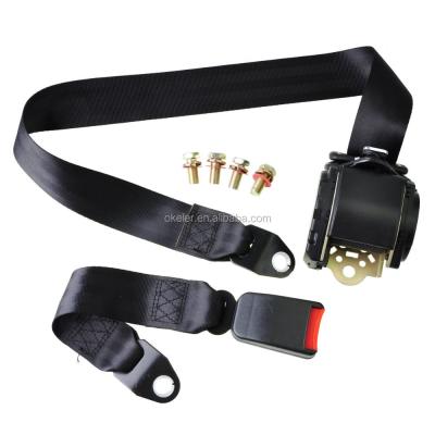 China 4 x Bolts 3 Point Universal Car Safety Retractable Auto Seat Belt Hot Selling for sale