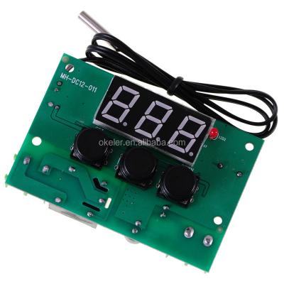 China Household DC 12V Digital LCD Temperature Regulator Controller PCB Board Thermostat Sensor for sale