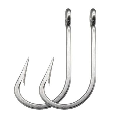 China Custom 7691 Big Game Stainless Steel Jigging Hook Sea Tuna Hooks For Saltwater Fishing 1/0-13/ for sale