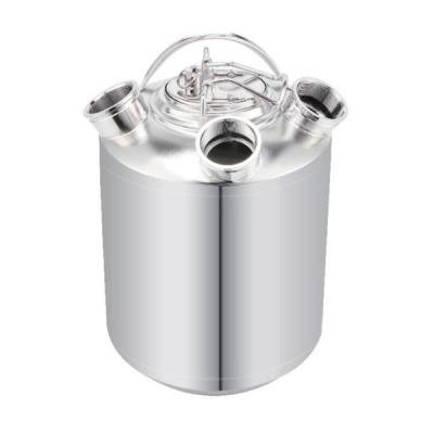 China 3 Way Craft Beer Keg 10L Stainless Steel Cleaning Keg With 4 Heads A S G D Type for sale