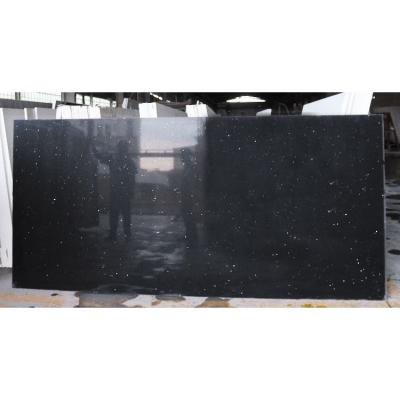 China Vietnam Verified Modern Professional Cheap Artificial Black Quartz Flooring Stone Table Price for sale