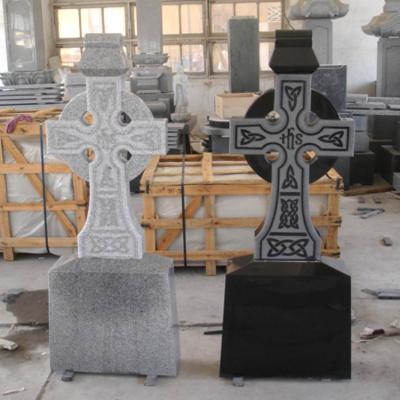 China New Design Modern Design Traditional Cross Marble Headstone With Factory Price for sale