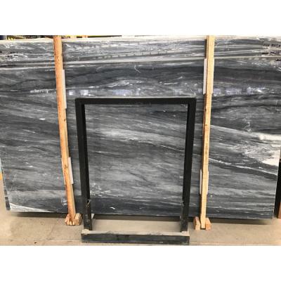 China Modern Gray Color Slab For Bedroom Tile by Luna Gray Marble Floor Greyish Porcelain for sale