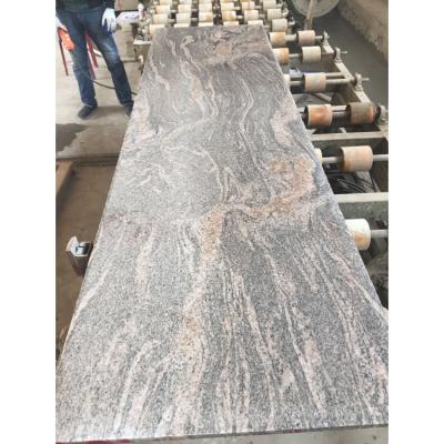 China Modern Painting Artificial Stone Carve Butterfly Granite Slab Commercial Beige Countertops for sale