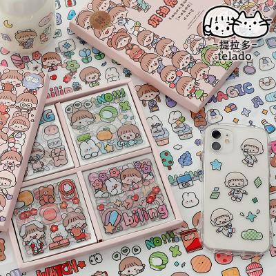 China Decorative Sticker 100 Piece Lovely Girls Sticker Creative Cute Fashion DECO Decorative Stickers for sale