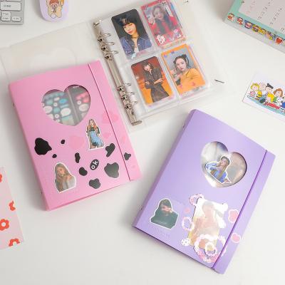 China Beautiful fashion photo albums mini photo albums card collection album A5 A6 transparent PVC photo album for sale