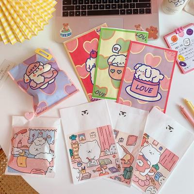 China Newest Cute Paper Bag Cartoon Cute Bear Paper Bag Gift Packaging Bag for sale