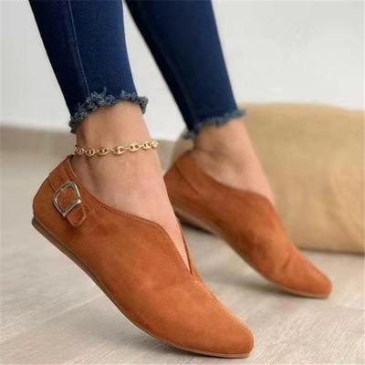 China Fashion Trend PU Casual Shoes Other Fashionable Women Loafers Shoes Flat Ladies Casual Slip On Shoe for sale