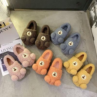 China Fashion trend 2021 winter sale women's casual indoor shoes slippers warm fashionable various cotton cheap shoes for sale