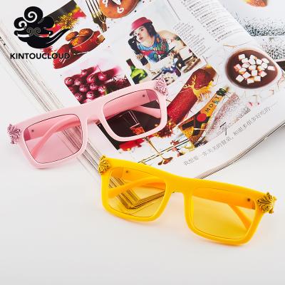 China Fashionable 2020 Green BUTTERFLY Vintage INS Eyewear Women Sunglasses Luxury Wholesale Unisex Steampunk Sunglasses uv400 Green Len Driving for sale