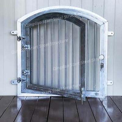 China Durable Standard Horse Farm and Barn Used Equine Equipment 1m*1m HDG or Dutch Powder Coated Horse Barn Window for sale