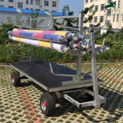 China Durable Steel Made Horse Equipment Horse Pole Trailer for sale