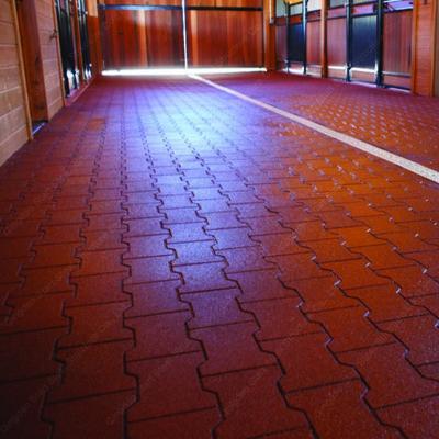 China Horse Barn Floor Tile Horse Barn Equine Rubber Paver for sale