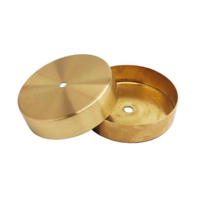 China Tinplate Brass All Sizes Suction Cup Copper Dish Copper Suction Top Plate for sale