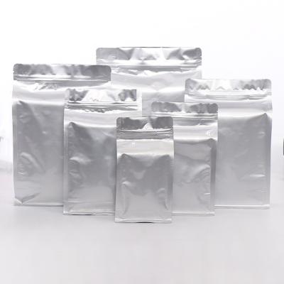 China Custom Moisture Proof Side Pouch Bag Packaging Aluminum Foil Gusset Resealable Smell Proof Bags Foil Pouch Bag Flat Te koop