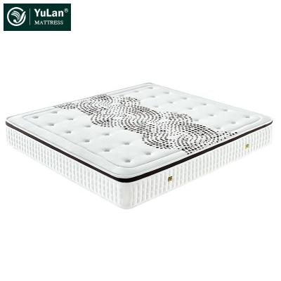 China Foldable Spinal Care Professional Design 9 Pocket Spring Latex Twin Zoned Mattress For Children And Elderly Te koop