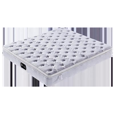 China Foldable Breathable Comfortable Knitted Fabric King Size Euro Pocket Luxury Bed Mattress For Hotel Te koop