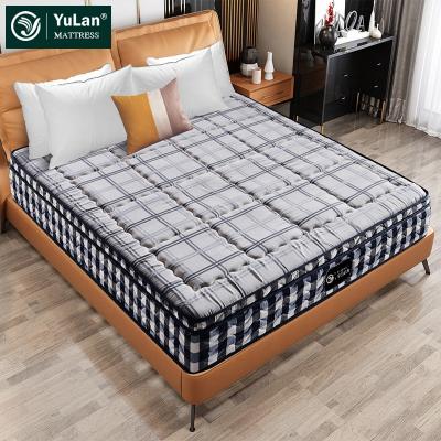 China Foldable Jacquard Knitted Tencel Fabric Foam Pocket Hotel King Size Bed Used Economy Single Memory Foam Sponge Spring Mattress Te koop