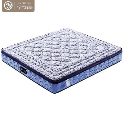 China Foldable Luxury Hotel Bedroom Memory French Natural Latex Foam Single Double King Queen Size Bed Mattress à venda