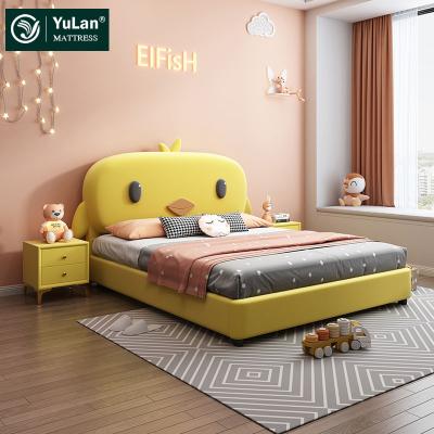 China Other Modern Luxury Design Frame Cartoon Bed Chick Solid Wood Leather Cute Bed zu verkaufen