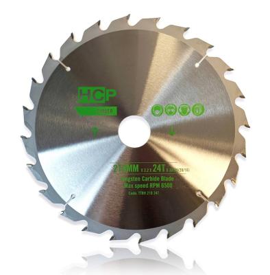 China Sharp HCP TCT Inclined Blade Tungsten Carbide Circular Saw Blade 165x20T For Wood Cutting for sale