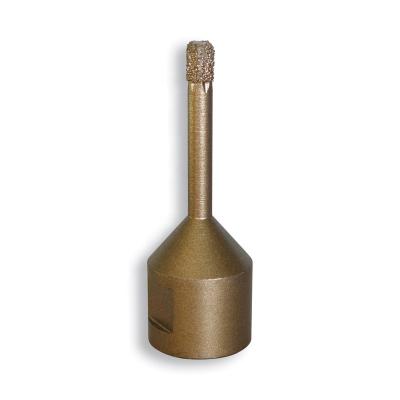 China Masonry Ceramic Drilling HCP Drilling Vacuum Diamond Drill Bit Diamond Welded Core Bit Hole Saw For Ceramic Tile Marble Stone Brick Porcelain Fiberboard VBCB 6 for sale