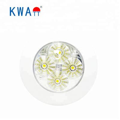 China Factory High Quality Circle Bezel Polycarbonate Lens Auto Interior Lights 12V-24V LED For Bus With CE RoHS for sale