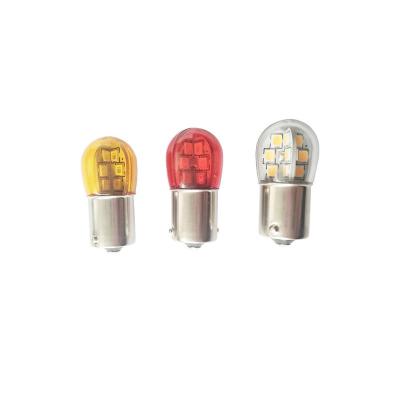 China Canbus Led For 1157 BAY15D P21/5W 12V White 24 SMD LED Car Tail Stop Brake Turn Light Lamp Bulb T18-07 DC 24VDC 1157 T18-07 for sale