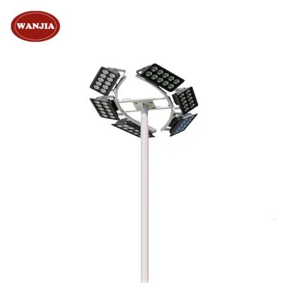 China Sports Stadiums Custom Fixed 1200W High Galvanized High Pole Light Pole for sale