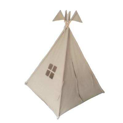 China Soft Toy Linen Cloth Material Children's Teepee Tent, Kids Play Tent Teepee, Diy Kids Tent for sale