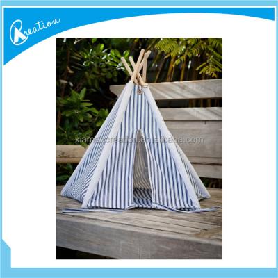 China Boy Inflatable Room Toy Blue Deluxe Stitch With Wooden Pole Cotton Kids Teepee for sale