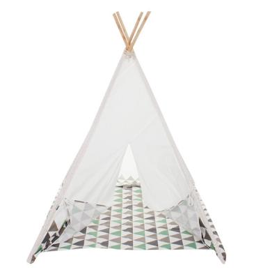 China Soft Toy Polyester Cotton Child Party Indoor Teepees and Outdoor Toy Tent Cotton Canvas Kids Teepee Tent for sale