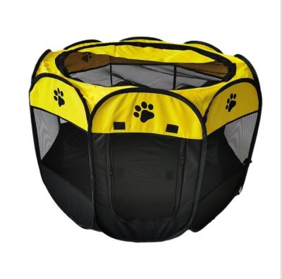 China Kennel Pet Use Portable Pet Tent Viable Octagon Playpen Indoor/Outdoor Puppy Cage for sale